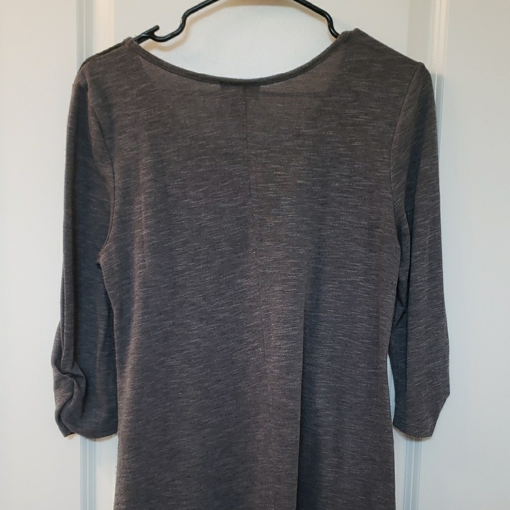 Gray Lace Accent Top - Picture 6 of 6